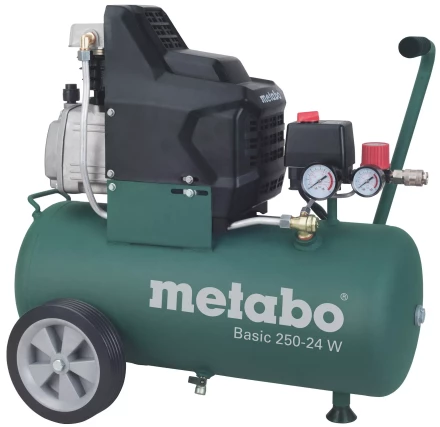 Компрессор масляный поршневой прямой привод Metabo Basic 250-24 W купить в Ноябрьске