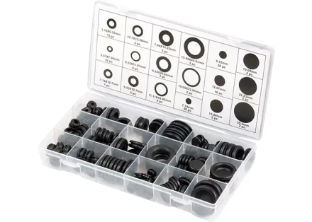 Набор сальников D 6,35 - 25,4 мм 125 предметов СИБРТЕХ 47599 купить в Ноябрьске