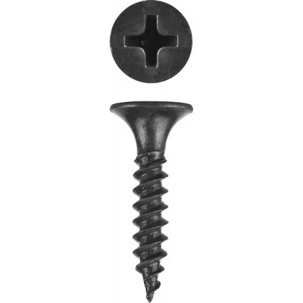 Саморезы фосфатированные с мелкой резьбой, гипсокартон-металл, ЗУБР 300015-35-032, PH2, 3,5 x 32 мм, 1500 шт 300015-35-032 купить в Ноябрьске