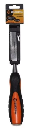 Стамеска-долото 20мм двухкомпонентная усиленная рукоятка CrV Вихрь купить в Ноябрьске