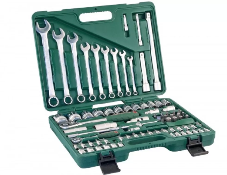 Набор головок торцевых 1/2"DR 14-32мм  1/4"DR 4-14мм 82предмета Jonnesway S04Н52482S 47399 купить в Ноябрьске