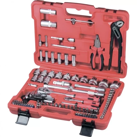 Набор слесарно-монтажный с квадратами 1/4&quot;, 1/2&quot; и 5/16&quot;, 117 предм  MATRIX PROFI 13587 купить в Ноябрьске