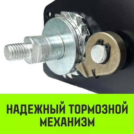 Лебедка ручная барабанная с тормозом HITCH HWB 1100 1100 кг лента 10 м (SZ073179) купить в Ноябрьске