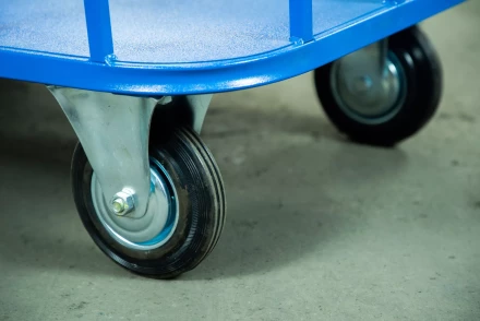 Тележка платформенная TOR ТП-МБ (600х1000) с бортами (колеса 160 мм) 1012417 купить в Ноябрьске