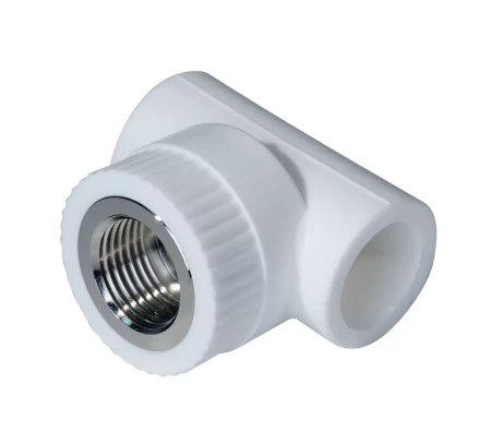 Тройник комб. PP-R ВР 25мм х 3/4 белый (25/75) 45451 купить в Ноябрьске