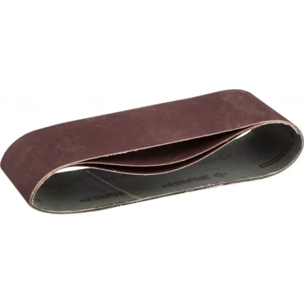 Лента шлифовальная бесконечная ЗУБР &quot;МАСТЕР&quot; на тканевой основе, для ЛШМ, P320, 75х457мм, 3шт 35541-320 купить в Ноябрьске