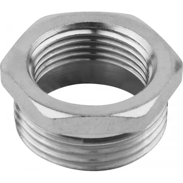 Футорка ЗУБР "ЭКСПЕРТ", никелированная латунь, 1/2" х 3/8" 51281-1/2-3/8 купить в Ноябрьске
