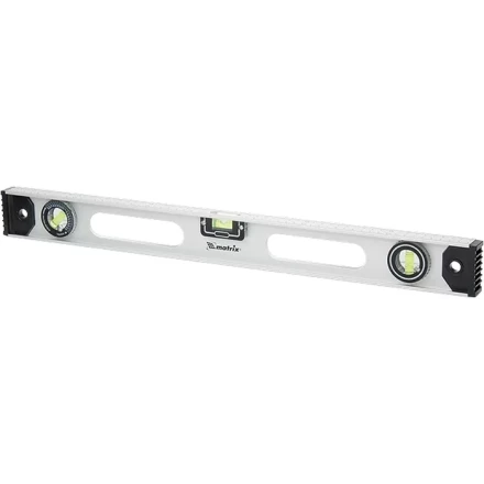 Уровень алюминиевый &quot;Рельс&quot; 2000 мм 3 глазка 1 поворотный MTX 340419 купить в Ноябрьске