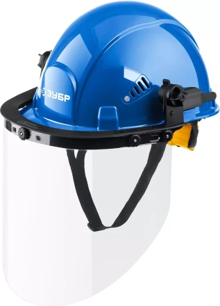 ЗУБР ЗАСЛОН, экран 220 х 385 мм, поликарбон 2 мм, защитный лицевой щиток для крепления на каске, Профессионал (110853) купить в Ноябрьске