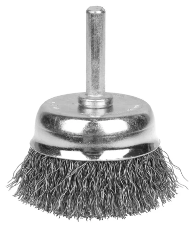 ЗУБР &quot;ЭКСПЕРТ&quot;. Щетка чашечная для дрели, витая стальная проволока 0,3мм, 50мм 35253-050_z01 купить в Ноябрьске