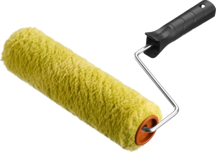 Валик малярный ЗУБР &quot;ОПТИМА -СИНТЕКС&quot;, все виды ЛКМ, для неровных поверхностей, полиэстр, ворс 18 мм, бюгель 6 мм, 40х240мм 03515-24 купить в Ноябрьске