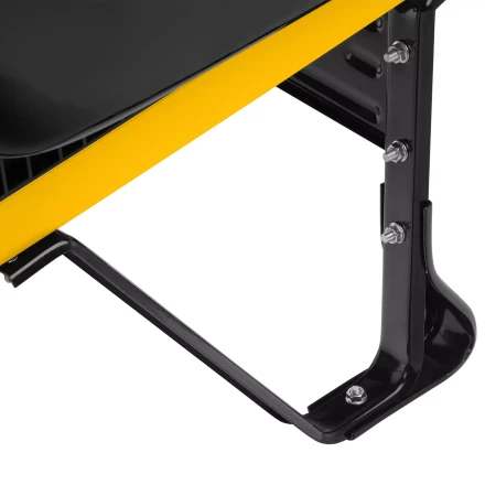 Тачка строительная усиленная объем 140 л 250 кг двухколесная колесо 15х6.00-6 Denzel 69000 купить в Ноябрьске