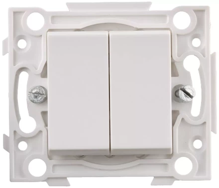Выключатель СВЕТОЗАР проходной двойной SV-55231-2 купить в Ноябрьске