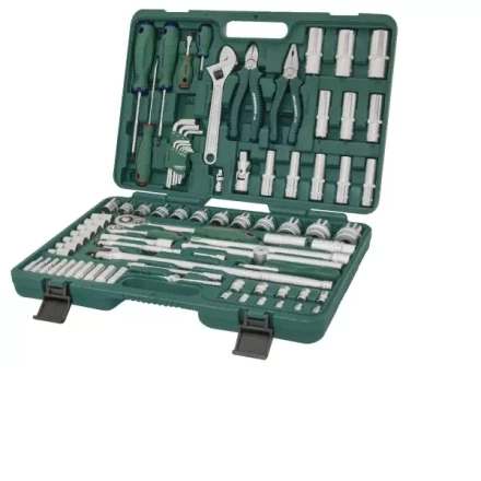 Набор головок торцевых универсальный 1/2&quot;DR 8-32мм  1/4&quot;DR 4-13мм  ключи угловые 1,5-10мм  отвертки   83предмета S04Н52483 S Jonnesway 48507 купить в Ноябрьске