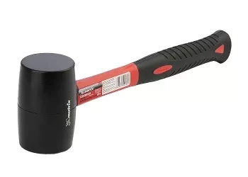 Киянка резиновая, 450 г, черная резина, фибергласовая рукоятка MATRIX 11185 купить в Ноябрьске