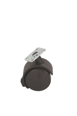 Колесо мебельное поворотное TWPB 50 50 мм с площадкой и тормозом 1027272 купить в Ноябрьске