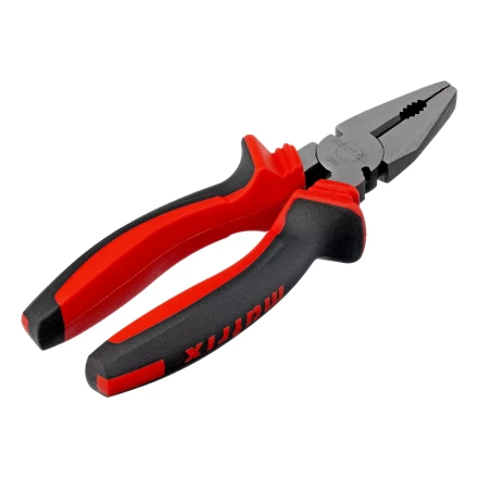 Плоскогубцы комбинированные Matrix, 180 мм, хром-ванадий, двухкомпонентные рукоятки, 17091 купить в Ноябрьске