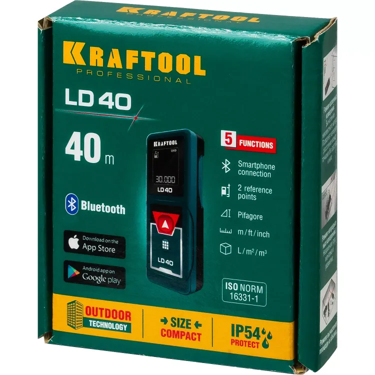 Дальномер лазерный LD-40, 40м 34763 купить в Ноябрьске
