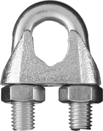 Зажим троса DIN 741, оцинкованный, 13мм, 15 шт, STAYER Master 30535-13 30535-13 купить в Ноябрьске