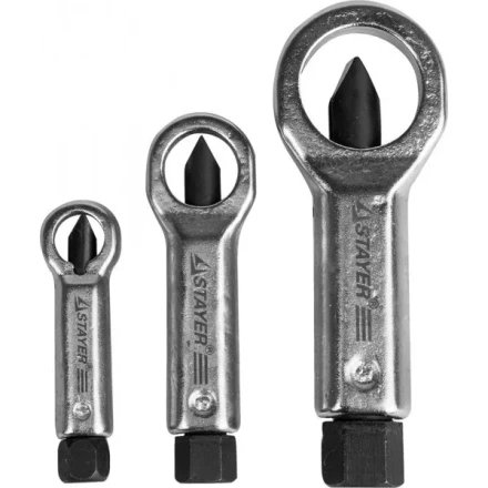 Набор STAYER Съемники стальные, для прикипевших гаек, 3шт 43213-H3 купить в Ноябрьске
