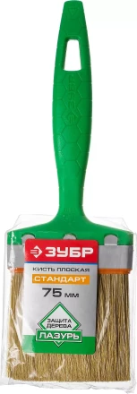 Кисти плоские ЛАЗУРЬ серия СТАНДАРТ купить в Ноябрьске