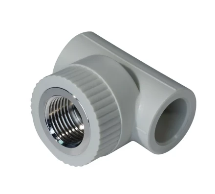 Тройник комб. PP-R ВР 25мм х 3/4 серый (25/75) 44251 купить в Ноябрьске