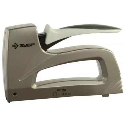 Степлер ЗУБР кабельный цельнометаллический корпус, тип 28, 9-11мм, диаметр кабеля 4,5мм 31579 купить в Ноябрьске