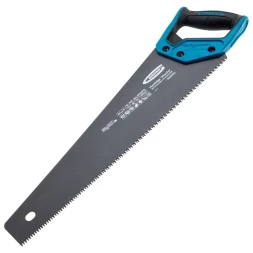 Ножовка по дереву &quot;PIRANHA&quot;, 450 мм, 7 TPI, 3D-зуб, тефлоновое покрытие полотна, двухкомпонентная рукоятка Gross 24114