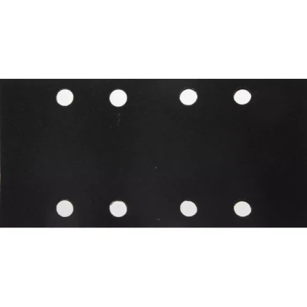 Лист шлиф. универсал. URAGAN "Оптимален для твердых пород дерева" 8 отверстий по линии, для ПШМ, P180, 80х166мм, 50шт 907-22101-180-50 купить в Ноябрьске