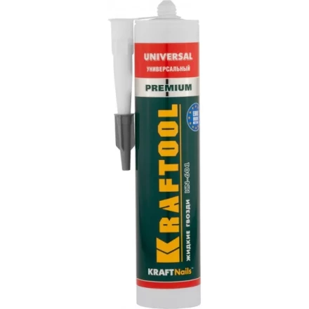 Клей монтажный KRAFTOOL KraftNails Premium KN-601, универсальный, для наружных и внутренних работ, 310мл 41341_z01 купить в Ноябрьске