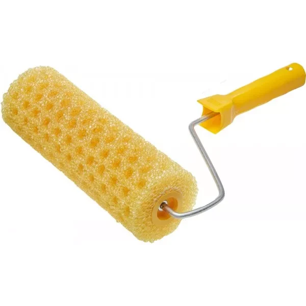 Валик "ГРУБЫЙ СТРУКТУРНЫЙ" поролон, ручка 6мм, STAYER Standard 0368-24 купить в Ноябрьске