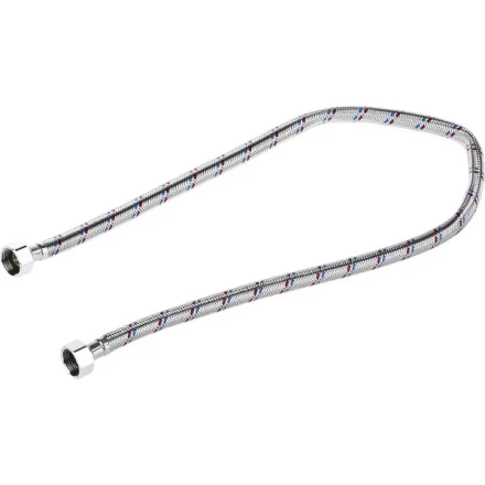 Подводка гибкая ЗУБР для воды, оплетка из нержавеющей стали, г/г 1/2&quot; - 0,8м 51005-G/G-080 купить в Ноябрьске