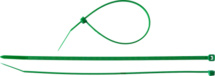 Кабельные стяжки зеленые нейлоновые промфасовка серия ПРОФЕССИОНАЛ купить в Ноябрьске