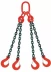 Строп цепной четырехветвевой 4СЦ 6.7 т L=2 м 8 кл с захватами для труб ЗТ4 купить в Ноябрьске