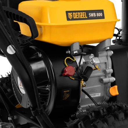 Гибридная снегоуборочная машина с функц. подметания SWB-800, 212 сс, руч. старт, 2 насадки// Denzel 97662 купить в Ноябрьске
