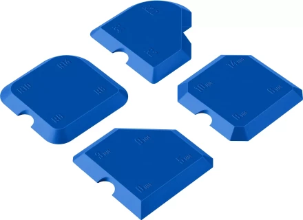 ЗУБР НШГ-16 набор специальных шпателей для формирования швов герметика (1015-H4) купить в Ноябрьске