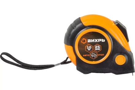 Рулетка Вихрь 10м х 25мм автостоп 73/11/1/6 купить в Ноябрьске