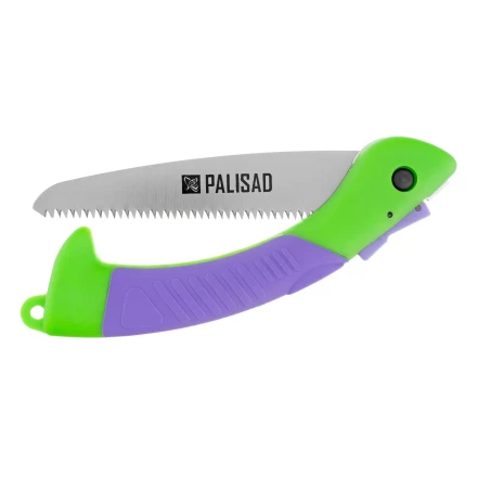 Пила садовая складная Palisad 604145, 150 мм рабочая часть, пластиковая обрезиненная рукоятка купить в Ноябрьске