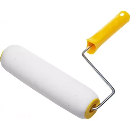 Валик &quot;СТРУКТУРНЫЙ ПОРОЛОН В ГОРОШЕК&quot; малярный в сборе, бюгель 6мм, 80x240мм, STAYER Profi 0367-24 купить в Ноябрьске