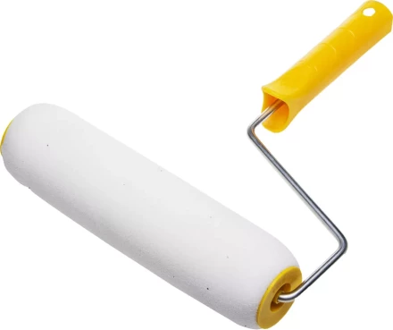 Валик &quot;СТРУКТУРНЫЙ ПОРОЛОН В ГОРОШЕК&quot; малярный в сборе, бюгель 6мм, 80x240мм, STAYER Profi 0367-24 купить в Ноябрьске