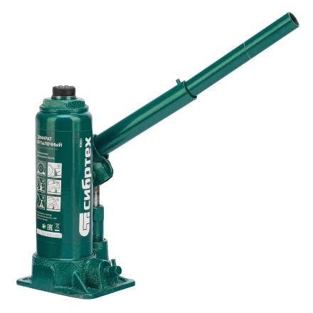 Домкрат гидравлический бутылочный Сибртех 50801, 3 т, 180-320 мм купить в Ноябрьске