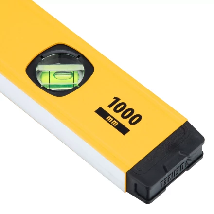 Уровень алюминиевый Denzel, магнит, фрезерованный, 3 глазка (1 зеркал.), 0,5 мм/м, 1000 мм, 33693 купить в Ноябрьске