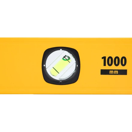 Уровень алюминиевый Denzel, магнит, фрезерованный, 3 глазка (1 зеркал.), 0,5 мм/м, 1000 мм, 33693 купить в Ноябрьске