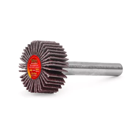 Круг MESSER шлифовальный лепестковый с оправкой (на шпильке) 22х10х6  #40 купить в Ноябрьске