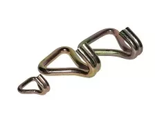 Крюки J-образные двойные для стяжных ремней р-н 5 тонн лента 50 мм сталь купить в Ноябрьске