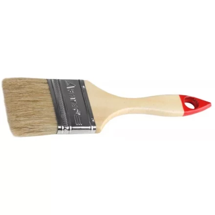 Кисть плоская STAYER "UNIVERSAL-STANDARD", светлая натуральная щетина, деревянная ручка, 63мм 0101-063 купить в Ноябрьске