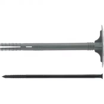 Дюбель &quot;Гриб&quot; для крепления утеплителя, 100 мм.,45 шт./уп. Сибртех 46033 купить в Ноябрьске