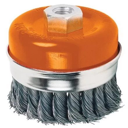 Щетка чашечная для шлифмашин сталь 80мм M14 S-T Кратон 1 11 02 002 купить в Ноябрьске