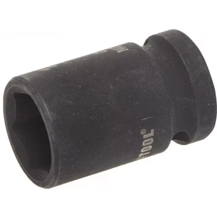 Торцовая головка KRAFTOOL &quot;INDUSTRIE QUALITAT&quot; ударная (1/2&quot;), FLANK, Cr-Mo, фосфатированная, 16 мм 27940-16_z01 купить в Ноябрьске