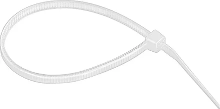 Хомуты 100 х 2.5 мм пластмассовые белые 100 шт СИБРТЕХ 45515 купить в Ноябрьске